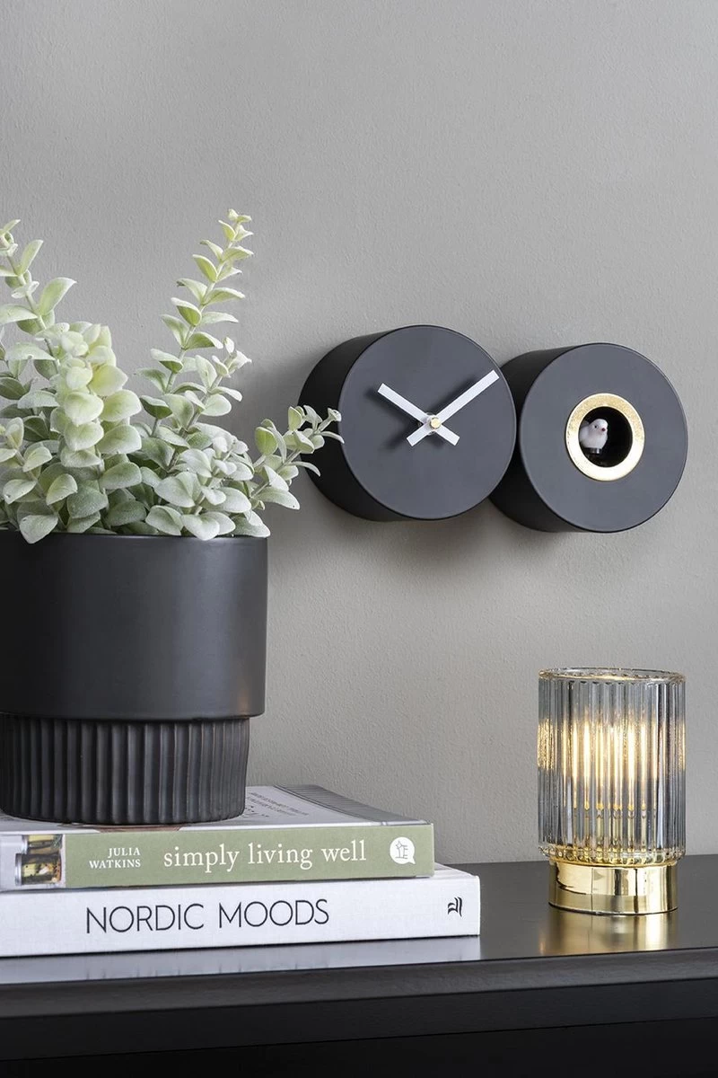 Karlsson Wall Clock Duo Cuckoo Matt Black 7 Karlsson Wall Clock Duo Cuckoo Matt Black - Afbeelding 5