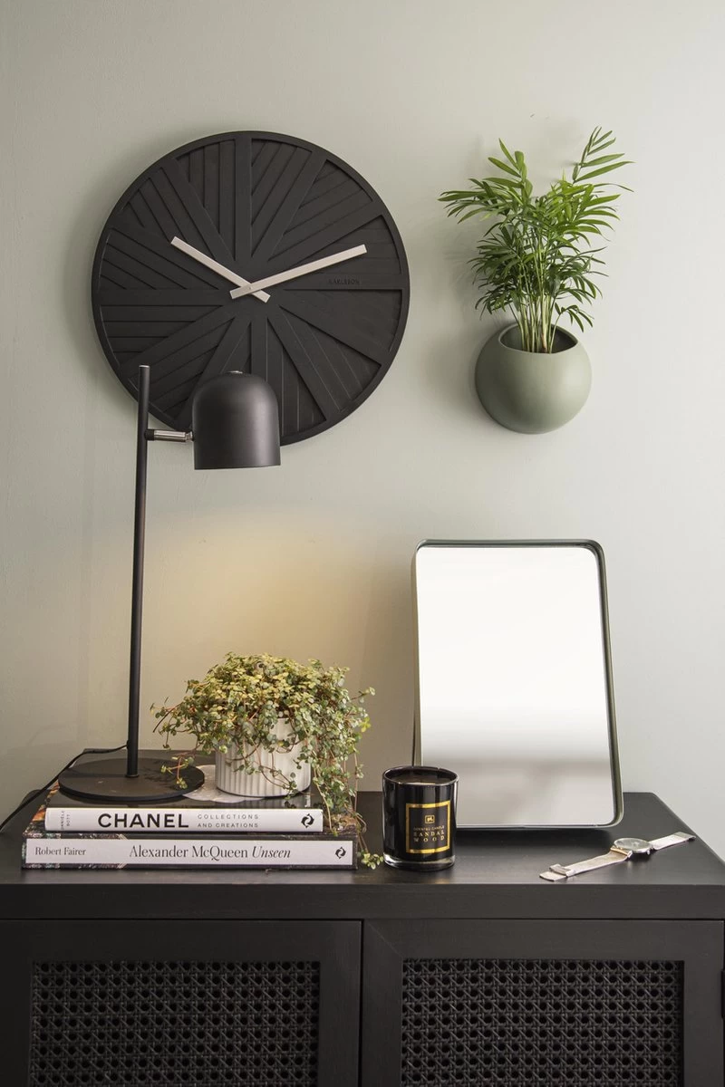 Karlsson Wandklok Slides - Zwart - Ø40cm 6 Karlsson Wandklok Slides - Zwart - Ø40cm - Afbeelding 4