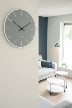 Karlsson Wandklok Mirror Numbers - Grijs Glas - Ø40cm -Karlsson 801x1200 11