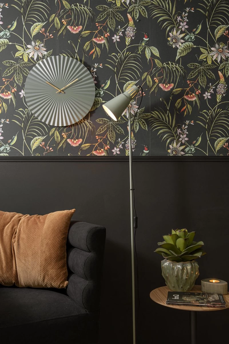 Karlsson Wandklok Sensu - Staal Jungle Groen - Ø40cm 7 Karlsson Wandklok Sensu - Staal Jungle Groen - Ø40cm - Afbeelding 5