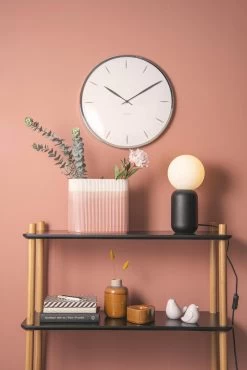 Karlsson Wandklok Leaf - Wit, Bol Glas - Ø40cm -Karlsson 801x1200 2