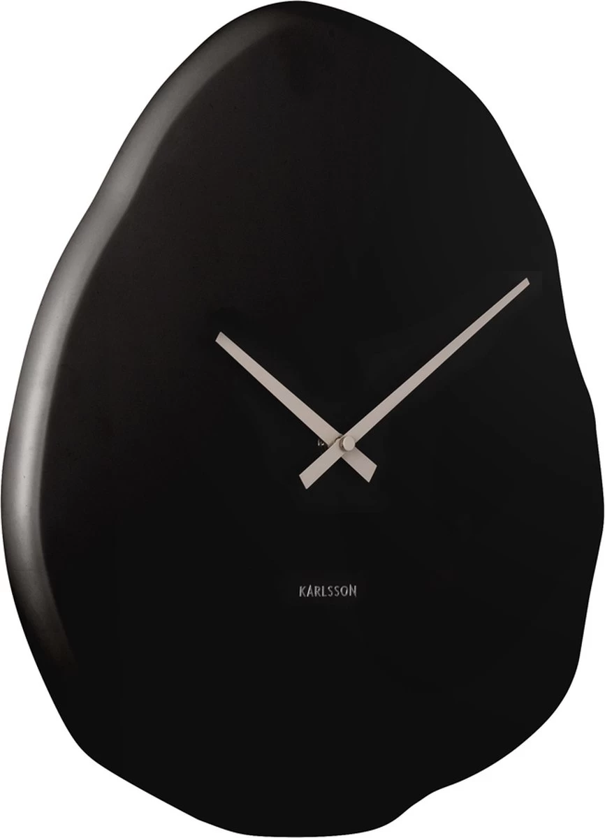 Karlsson Wall Clock Organic Round Black 3 Karlsson Wall Clock Organic Round Black
