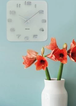 Karlsson Wandklok Vintage - Wit Glas - 35x35cm 9 Karlsson Wandklok Vintage - Wit Glas - 35x35cm -Karlsson 866x1200 3