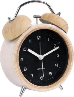 Karlsson - Classic Bell XL - Alarmklok - Hout - Zwarte Wijzerplaat -Karlsson 918x1200