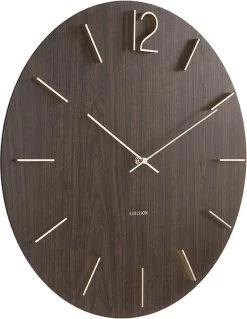 Karlsson Wandklok Meek - MDF Donkerbruin - Ø50cm 9 Karlsson Wandklok Meek - MDF Donkerbruin - Ø50cm -Karlsson 929x1200 1
