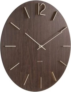 Karlsson Wandklok Meek - MDF Donkerbruin - Ø50cm 10 Karlsson Wandklok Meek - MDF Donkerbruin - Ø50cm -Karlsson 930x1200 1