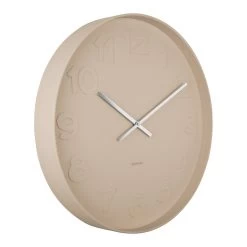 Karlsson Mr. Brown Numbers Wandklok L - Bruin