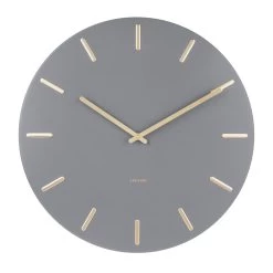 Karlsson Charm Wandklok Ø 45 Cm - Grijs
