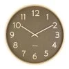 Karlsson Pure Wood Grain Klok - Mosgroen 1 Karlsson Pure Wood Grain Klok - Mosgroen -Karlsson 9459781