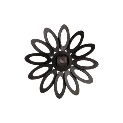 Karlsson - Wall Clock Fiore Wood Veneer Black -Karlsson 9468079
