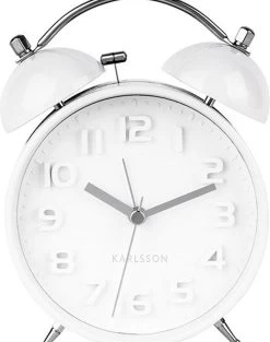 Karlsson - Mr. White - Alarmklok - Staal - Witte Kast -Karlsson 946x1200