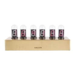 Karlsson Cathode Tafelklok - Goud