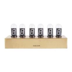 Karlsson Cathode Tafelklok - Goud 10 Karlsson Cathode Tafelklok - Goud -Karlsson 9470418