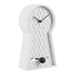 Karlsson Honeycomb Pendulum Tafelklok - Wit