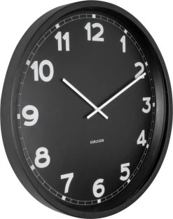 Karlsson Wandklok New Classic - Large - Zwart - Ø60cm -Karlsson 947x1200