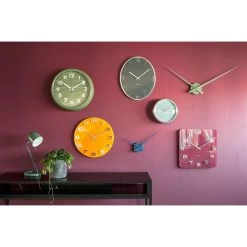 Karlsson Wandklok Little Big Time - Mini Alu Goud - Ø44cm -Karlsson 9483188