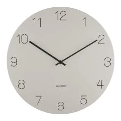 Karlsson Charm Wandklok - Warm Grijs