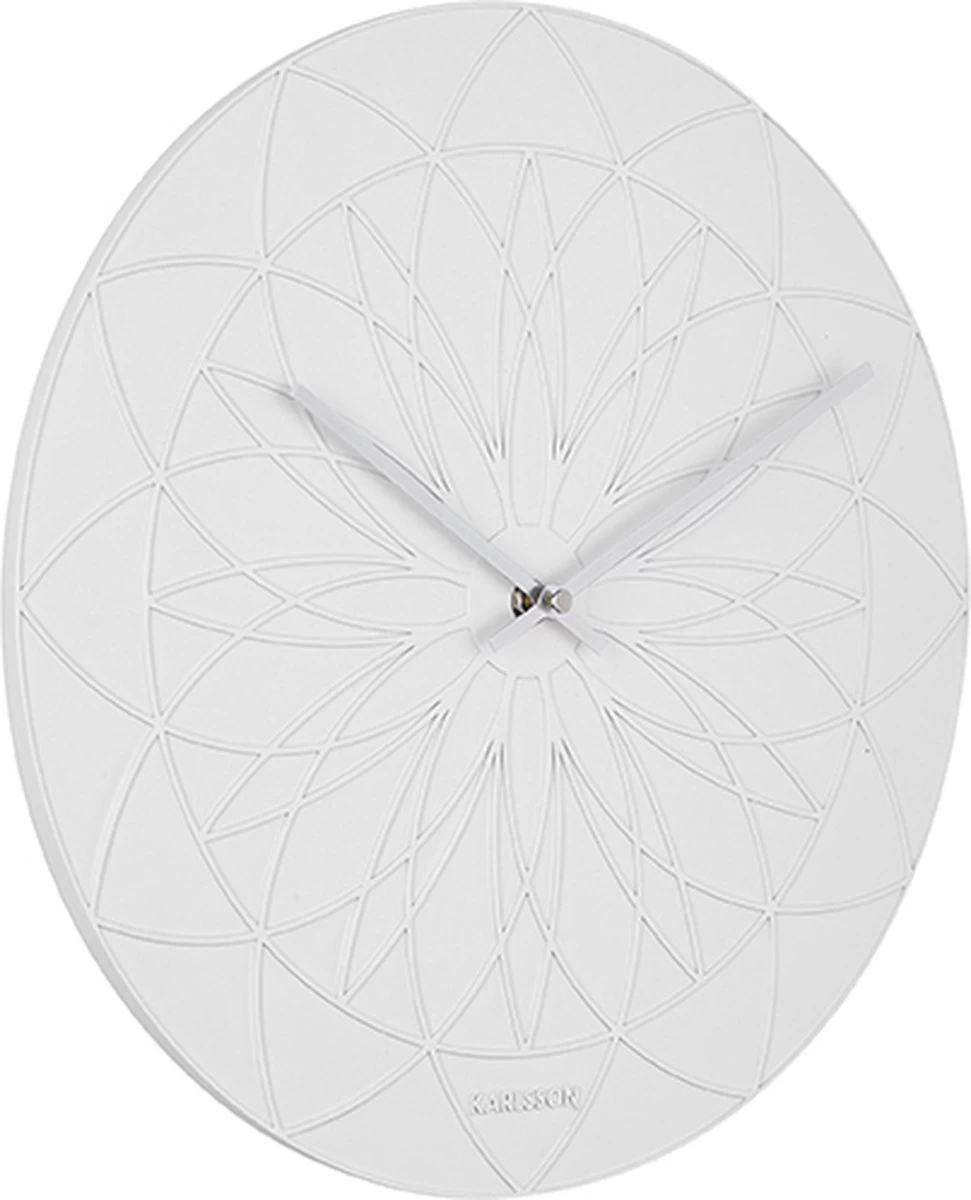 Karlsson Wandklok Fairytale - Polyresin Wit - Ø35cm 5 Karlsson Wandklok Fairytale - Polyresin Wit - Ø35cm - Afbeelding 3