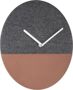 Karlsson Wall Clock - Leather & Jeans Grey -Karlsson 972x1200 1
