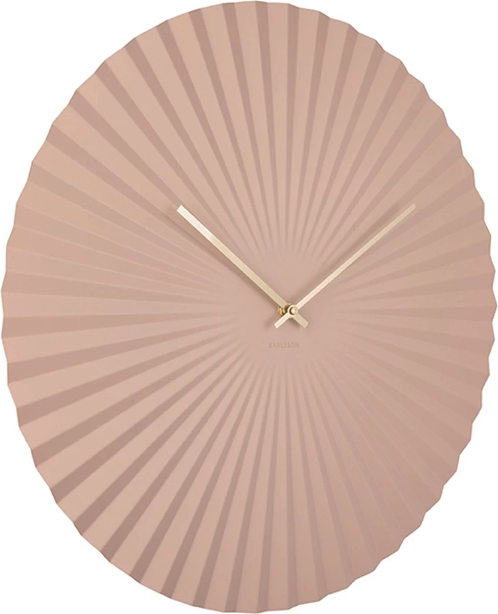 Karlsson Wandklok Sensu - XL Staal Verbleekt Roze - Ø50cm 3 Karlsson Wandklok Sensu - XL Staal Verbleekt Roze - Ø50cm