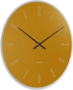 Karlsson Wandklok Mirror Numbers - Okergeel Glas - Ø40cm -Karlsson 986x1200 5