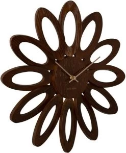 Karlsson Wall Clock Fiore Dark Wood Veneer -Karlsson 987x1200