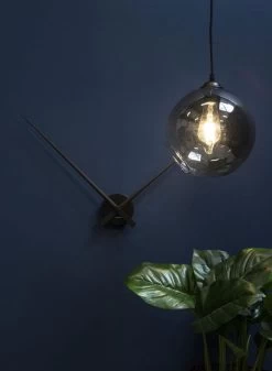 Karlsson Design Klok 'Little Big Time' 9 Karlsson Design Klok 'Little Big Time' -Karlsson ka450050 schwarz wanduhren wanduhr modern design minimalistisch 04