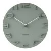 Karlsson Design Klok 'On The Edge' -Karlsson ka5311gr gruen wanduhren wanduhr modern design minimalistisch 01