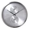 Karlsson Design Klok 'Multiple Time' -Karlsson ka5508si grau wanduhren wanduhr modern design minimalistisch 01