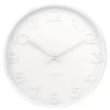 Karlsson Design Klok 'Mr. White' -Karlsson ka5636 weiss wanduhren wanduhr modern design minimalistisch 01