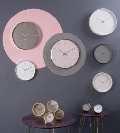 Karlsson Design Klok 'Normann Station' -Karlsson ka5681gy grau wanduhren wanduhr modern design minimalistisch 03