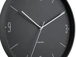 Karlsson Design Klok 'Numbers & Lines' -Karlsson ka5735bk schwarz wanduhren wanduhr modern design minimalistisch 03