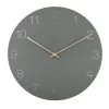 Karlsson Design Klok 'Charm Engraved Numbers' 2 Karlsson Design Klok 'Charm Engraved Numbers' -Karlsson ka5762gr gruen wanduhren wanduhr modern design minimalistisch 01