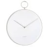 Karlsson Design Klok 'Hook' -Karlsson ka5765wh weiss wanduhren wanduhr modern design minimalistisch 01