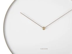 Karlsson Design Klok 'Hook' -Karlsson ka5765wh weiss wanduhren wanduhr modern design minimalistisch 04
