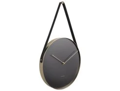 Karlsson Design Klok 'Belt' -Karlsson ka5767bk schwarz wanduhren wanduhr modern design minimalistisch 03