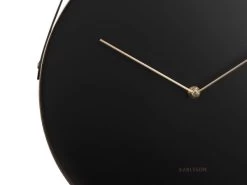 Karlsson Design Klok 'Belt' -Karlsson ka5767bk schwarz wanduhren wanduhr modern design minimalistisch 04