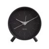 Karlsson Wekker 'Index 1' -Karlsson ka5777bk wecker schwarz wecker modern uhr design 01
