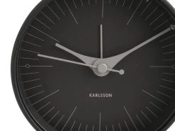 Karlsson Wekker 'Index 1' -Karlsson ka5777bk wecker schwarz wecker modern uhr design 04