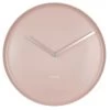 Karlsson Design Klok 'Plate' -Karlsson ka5786pi rosa wanduhren wanduhr modern design minimalistisch 01