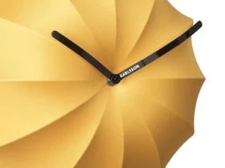 Karlsson Design Klok 'Stretch' 9 Karlsson Design Klok 'Stretch' -Karlsson ka5792ye gelb wanduhren wanduhr modern design minimalistisch 03