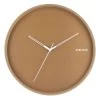 Karlsson Design Klok 'Hue' -Karlsson ka5807br braun wanduhren wanduhr modern design minimalistisch 01