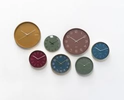 Karlsson Design Klok 'Hue' 11 Karlsson Design Klok 'Hue' -Karlsson ka5807br braun wanduhren wanduhr modern design minimalistisch 05