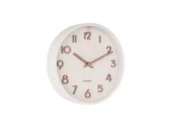 Karlsson Design Klok 'Pure Small' -Karlsson ka5808wh weiss wanduhren wanduhr modern design minimalistisch 02