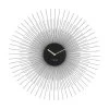Karlsson Design Klok 'Peony Large' 2 Karlsson Design Klok 'Peony Large' -Karlsson ka5818bk schwarz wanduhren wanduhr modern design minimalistisch 01