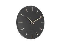 Karlsson -Karlsson ka5821bk schwarz wanduhren wanduhr modern design minimalistisch 02