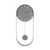 Karlsson Design Klok 'Pendulum Charm' 1 Karlsson Design Klok 'Pendulum Charm' -Karlsson ka5822gy grau wanduhren wanduhr modern design minimalistisch 01