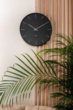 Karlsson Design Klok 'Lure' 9 Karlsson Design Klok 'Lure' -Karlsson ka5834bk schwarz wanduhren wanduhr modern design minimalistisch 04