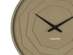 Karlsson Design Klok 'Layered Origami' -Karlsson ka5850mg gruen wanduhren wanduhr modern design minimalistisch 04
